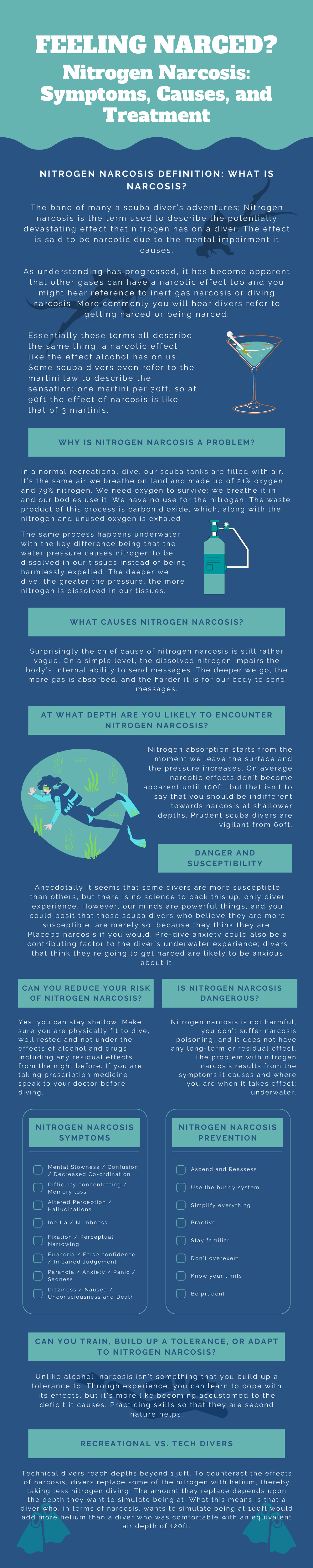 FEELING NARCED NITROGEN NARCOSIS SYMPTOMS, CAUSES, AND TREATMENT